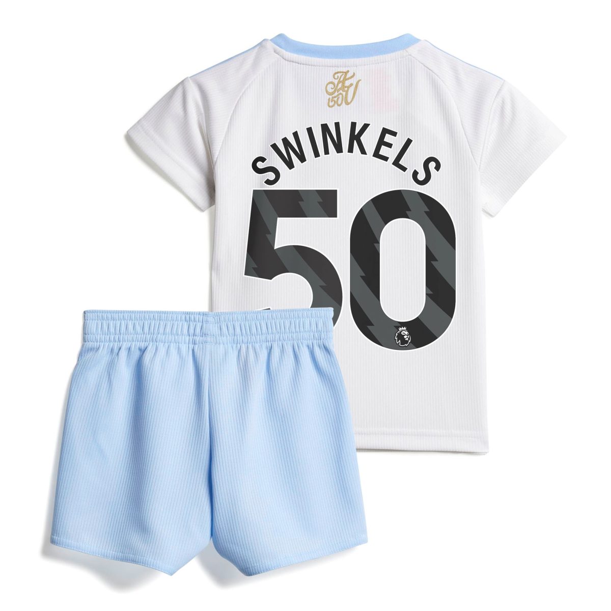 Aston Villa Jerseys - Official aston villa adidas away baby kit 2024-25 with swinkels 50 printing Collection for AVFC Fans
