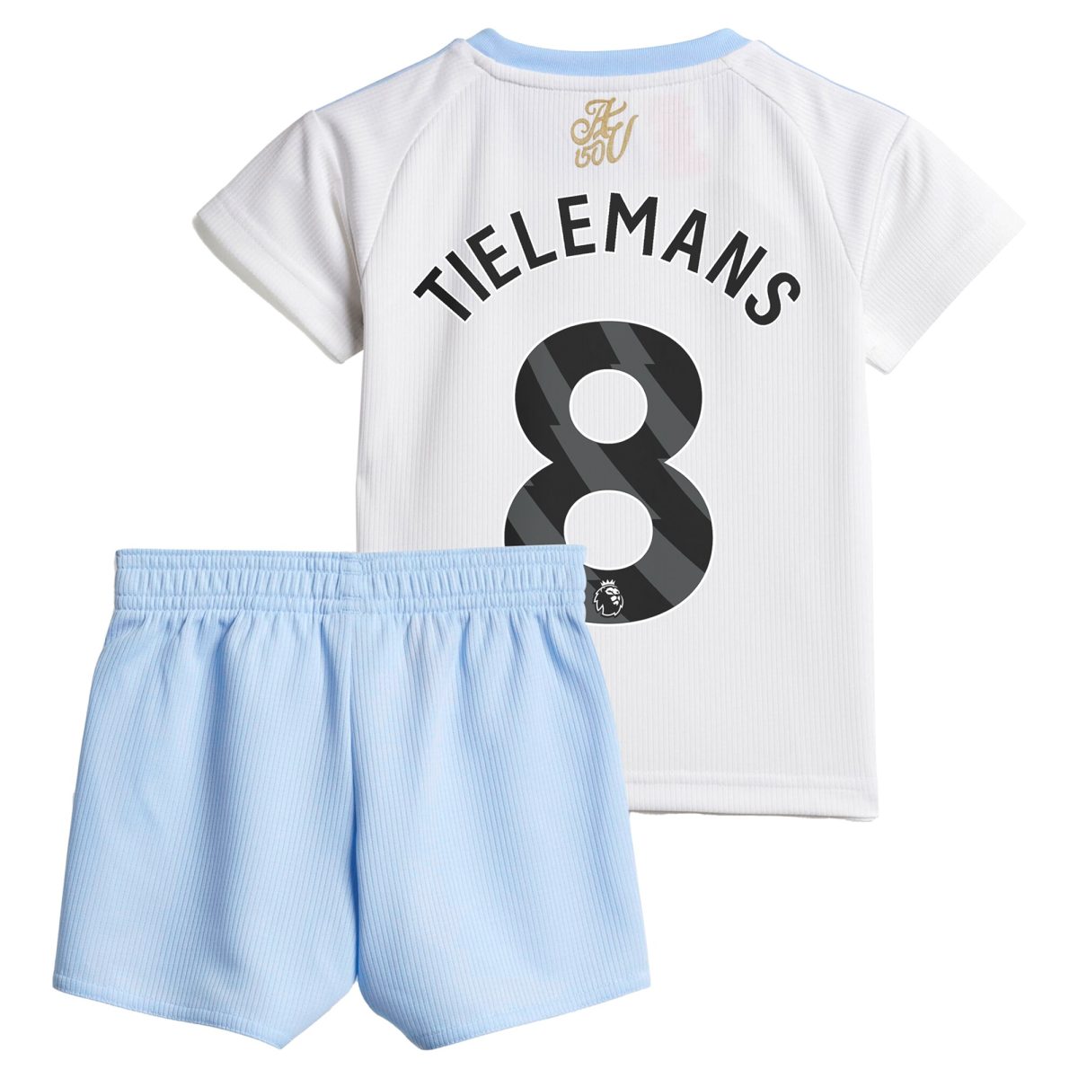 Aston Villa Jerseys - Official aston villa adidas away baby kit 2024-25 with tielemans 8 printing Collection for AVFC Fans