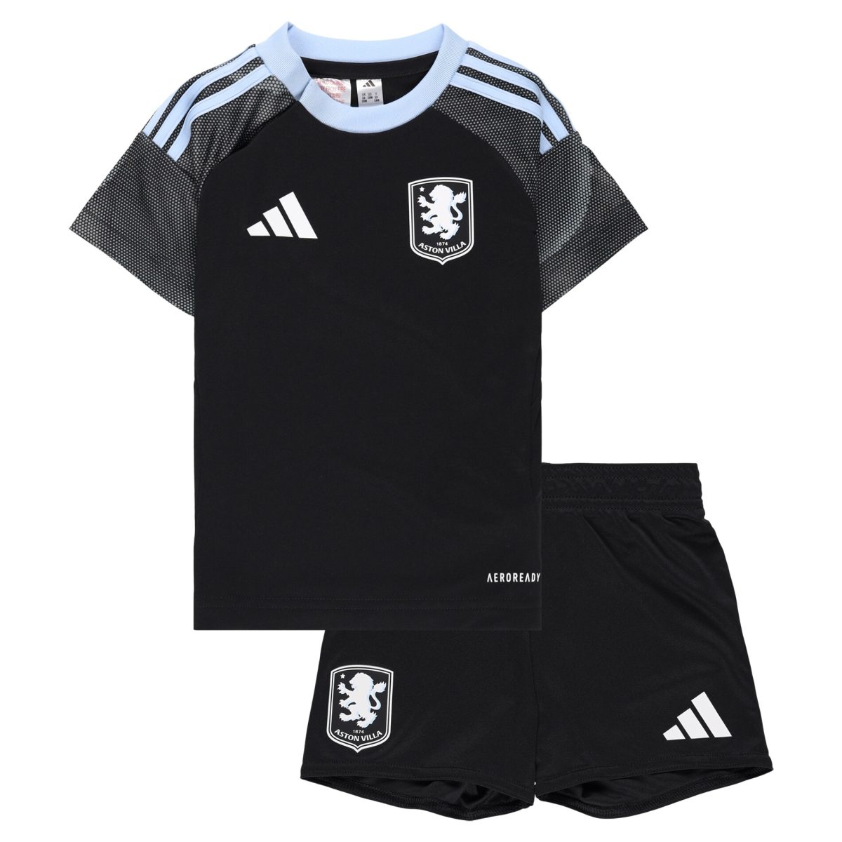 Aston Villa Jerseys - Official aston villa adidas away baby kit 2025-26 with custom printing Collection for AVFC Fans