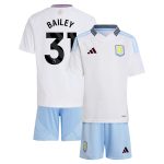 Aston Villa Jerseys - Official aston villa adidas away mini kit 2024-25 with bailey 31 printing Collection for AVFC Fans