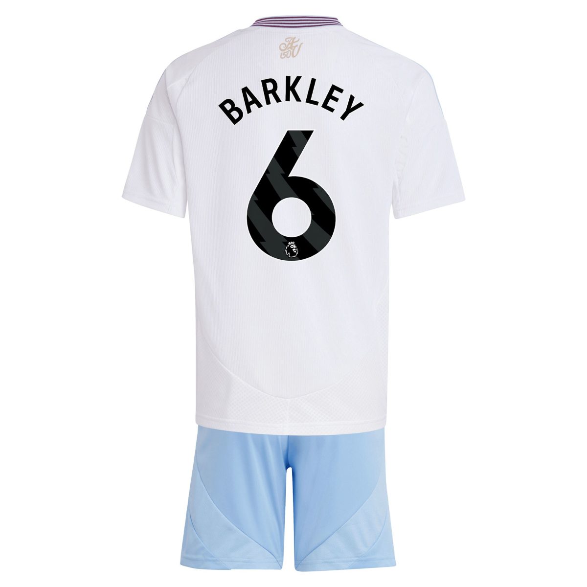 Aston Villa Jerseys - Official aston villa adidas away mini kit 2024-25 with barkley 6 printing Collection for AVFC Fans