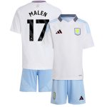 Aston Villa Jerseys - Official aston villa adidas away mini kit 2024-25 with malen 17 printing Collection for AVFC Fans