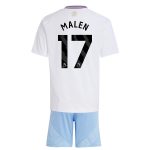 Aston Villa Jerseys - Official aston villa adidas away mini kit 2024-25 with malen 17 printing Collection for AVFC Fans