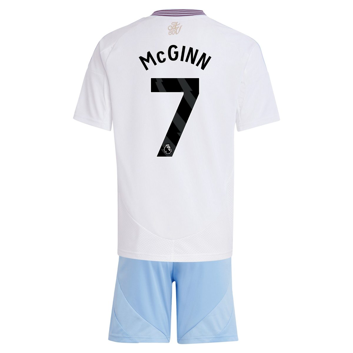 Aston Villa Jerseys - Official aston villa adidas away mini kit 2024-25 with mcginn 7 printing Collection for AVFC Fans
