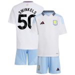 Aston Villa Jerseys - Official aston villa adidas away mini kit 2024-25 with swinkels 50 printing Collection for AVFC Fans