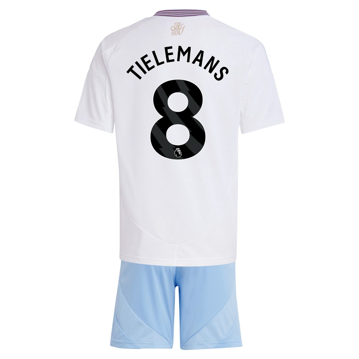 Aston Villa Jerseys - Official aston villa adidas away mini kit 2024-25 with tielemans 8 printing Collection for AVFC Fans