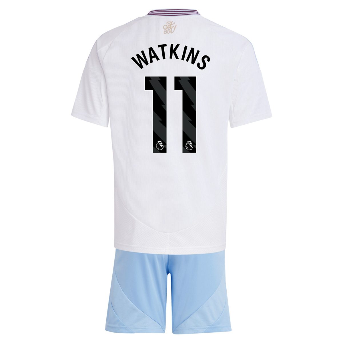Aston Villa Jerseys - Official aston villa adidas away mini kit 2024-25 with watkins 11 printing Collection for AVFC Fans