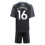 Aston Villa Jerseys - Official aston villa adidas away mini kit 2025-26 with a.garcía 16 printing Collection for AVFC Fans