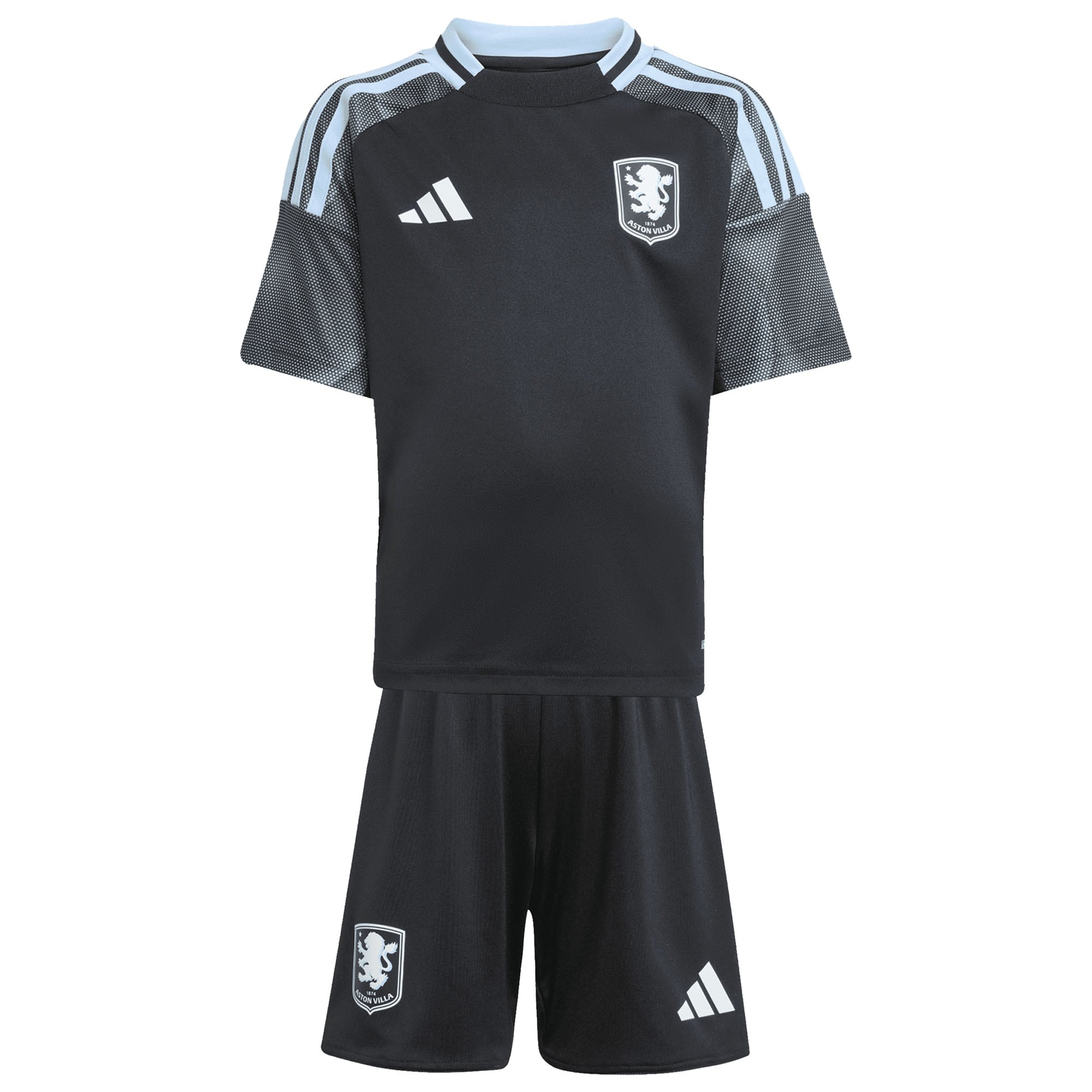 Aston Villa Jerseys - Official aston villa adidas away mini kit 2025-26 with custom printing Collection for AVFC Fans