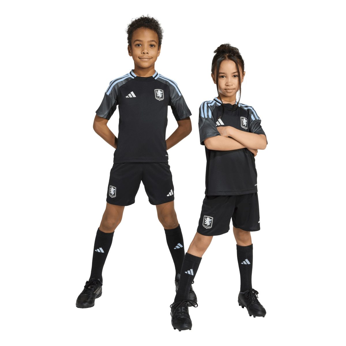 Aston Villa Jerseys - Official aston villa adidas away mini kit 2025-26 with custom printing Collection for AVFC Fans