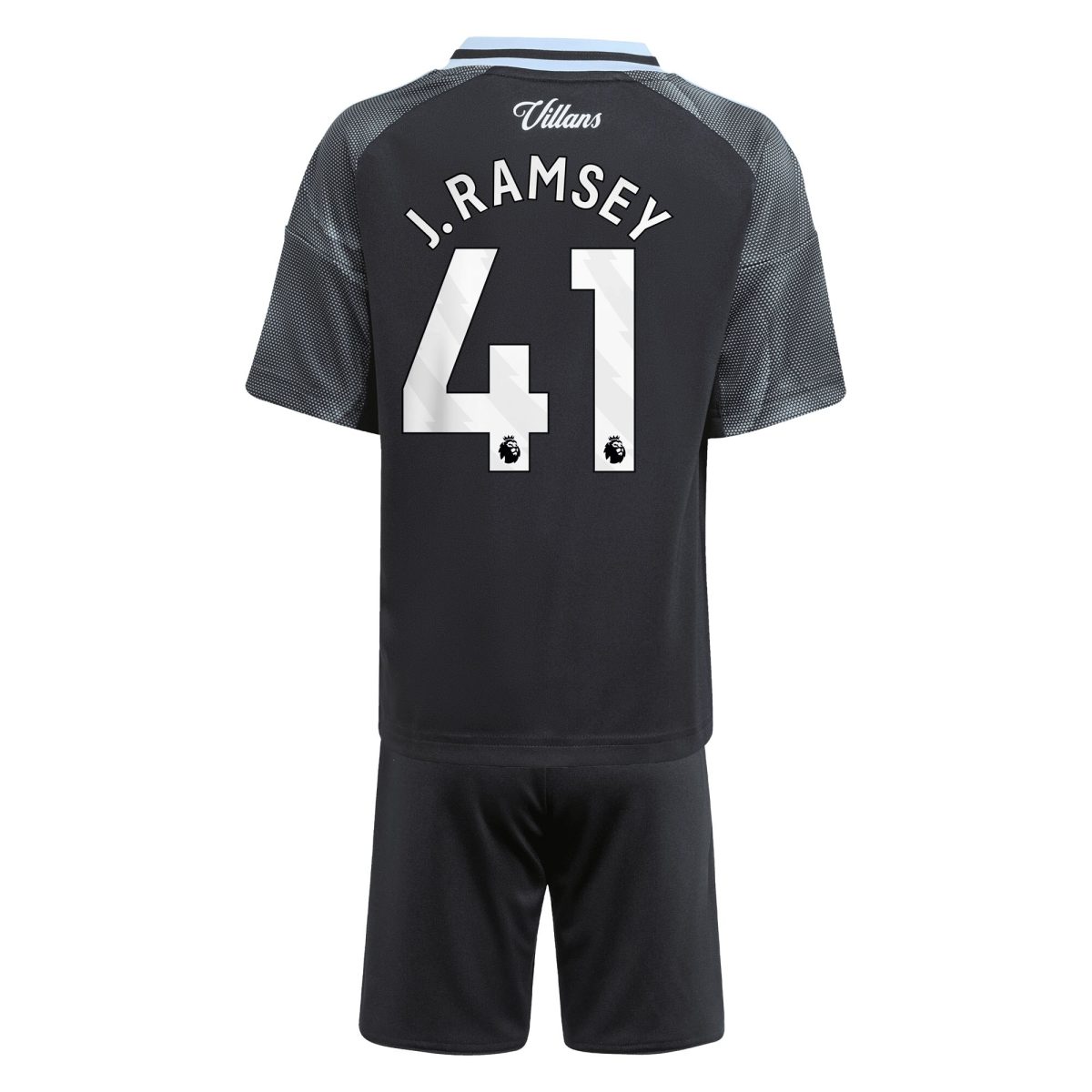 Aston Villa Jerseys - Official aston villa adidas away mini kit 2025-26 with j. ramsey 41 printing Collection for AVFC Fans
