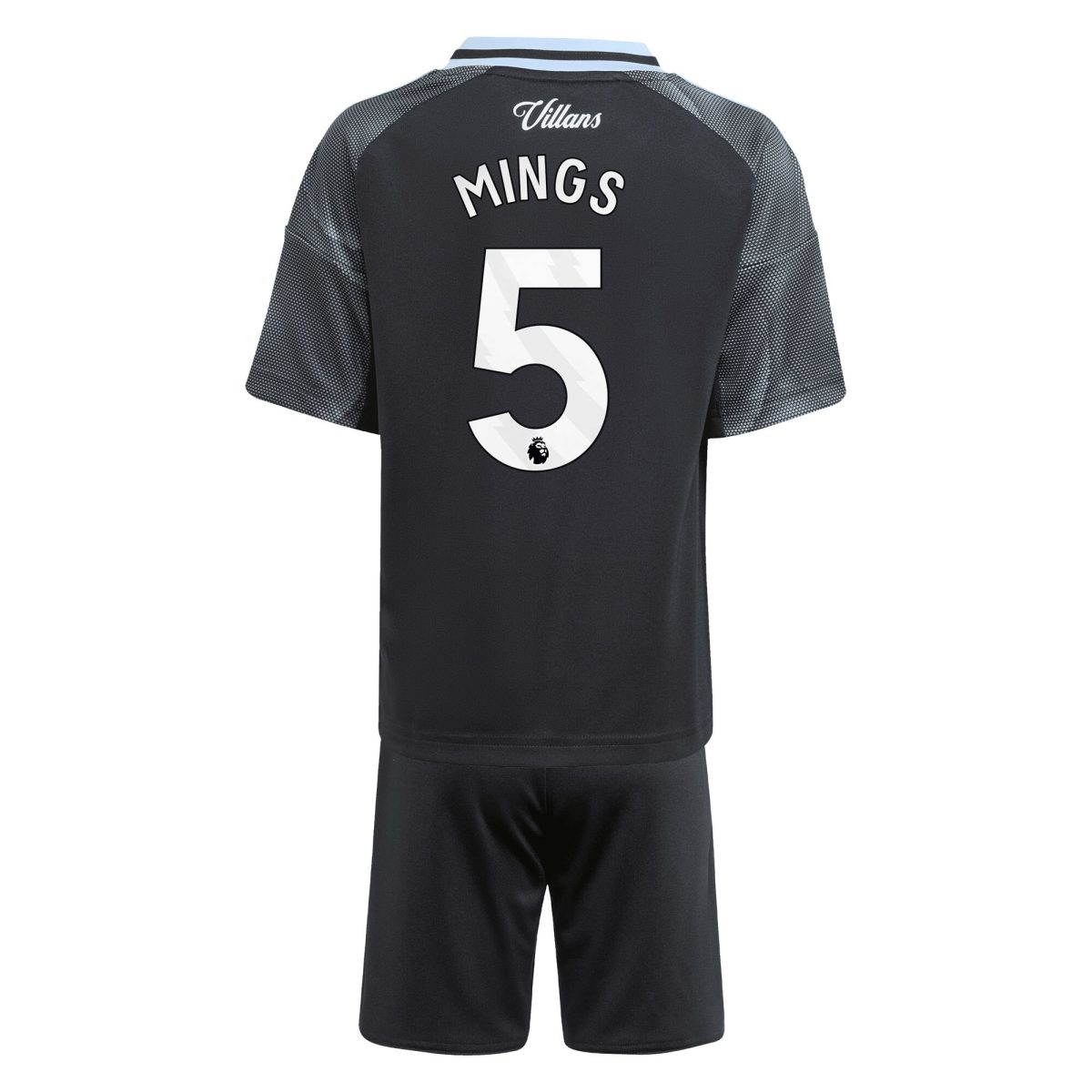 Aston Villa Jerseys - Official aston villa adidas away mini kit 2025-26 with mings 5 printing Collection for AVFC Fans