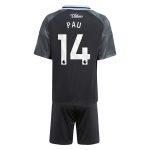Aston Villa Jerseys - Official aston villa adidas away mini kit 2025-26 with pau 14 printing Collection for AVFC Fans