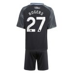 Aston Villa Jerseys - Official aston villa adidas away mini kit 2025-26 with rogers 27 printing Collection for AVFC Fans