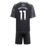 Aston Villa Jerseys - Official aston villa adidas away mini kit 2025-26 with watkins 11 printing Collection for AVFC Fans