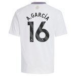 Aston Villa Jerseys - Official aston villa adidas away shirt 2024-25 – kids with a.garcía 16 printing Collection for AVFC Fans