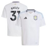 Aston Villa Jerseys - Official aston villa adidas away shirt 2024-25 – kids with bailey 31 printing Collection for AVFC Fans