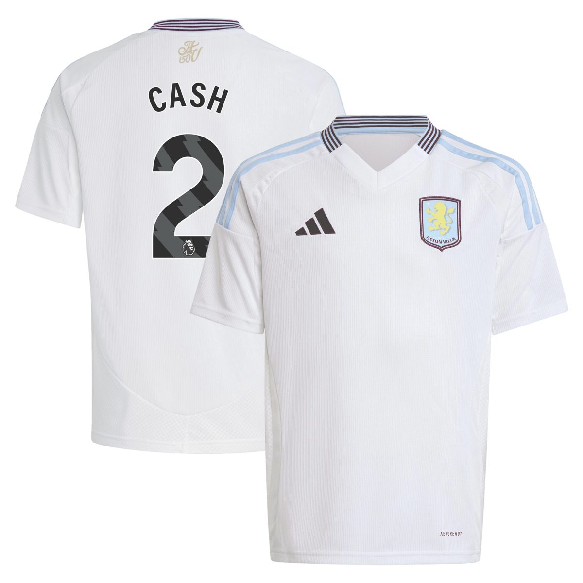 Aston Villa Jerseys - Official aston villa adidas away shirt 2024-25 – kids with cash 2 printing Collection for AVFC Fans