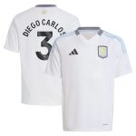 Aston Villa Jerseys - Official aston villa adidas away shirt 2024-25 – kids with diego carlos 3 printing Collection for AVFC Fans