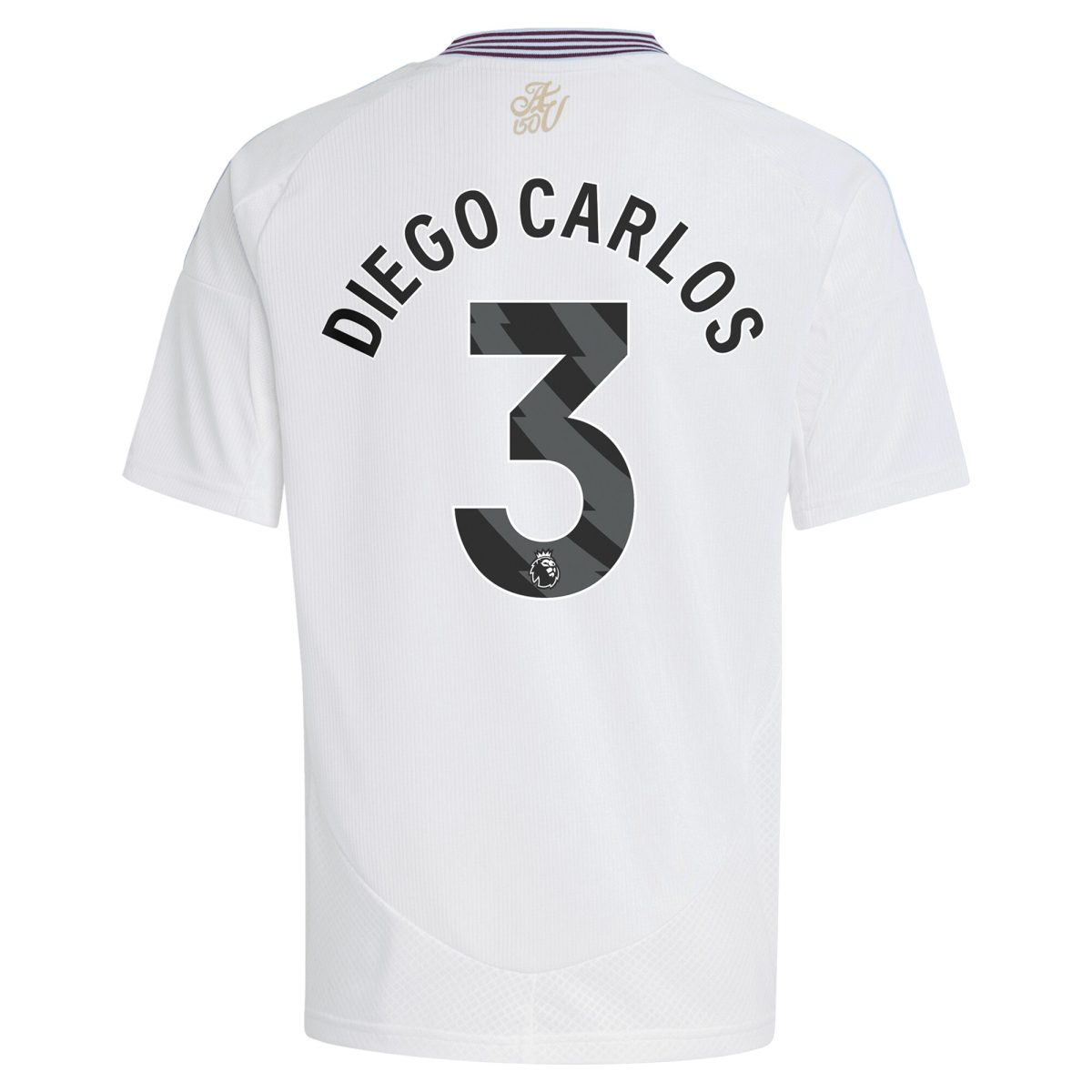 Aston Villa Jerseys - Official aston villa adidas away shirt 2024-25 – kids with diego carlos 3 printing Collection for AVFC Fans