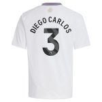 Aston Villa Jerseys - Official aston villa adidas away shirt 2024-25 – kids with diego carlos 3 printing Collection for AVFC Fans