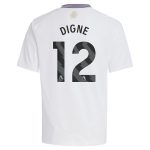 Aston Villa Jerseys - Official aston villa adidas away shirt 2024-25 – kids with digne 12 printing Collection for AVFC Fans