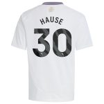 Aston Villa Jerseys - Official aston villa adidas away shirt 2024-25 – kids with hause 30 printing Collection for AVFC Fans