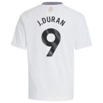 Aston Villa Jerseys - Official aston villa adidas away shirt 2024-25 – kids with j.duran 9 printing Collection for AVFC Fans