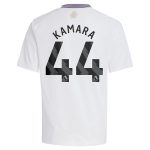 Aston Villa Jerseys - Official aston villa adidas away shirt 2024-25 – kids with kamara 44 printing Collection for AVFC Fans