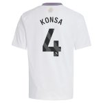 Aston Villa Jerseys - Official aston villa adidas away shirt 2024-25 – kids with konsa 4 printing Collection for AVFC Fans