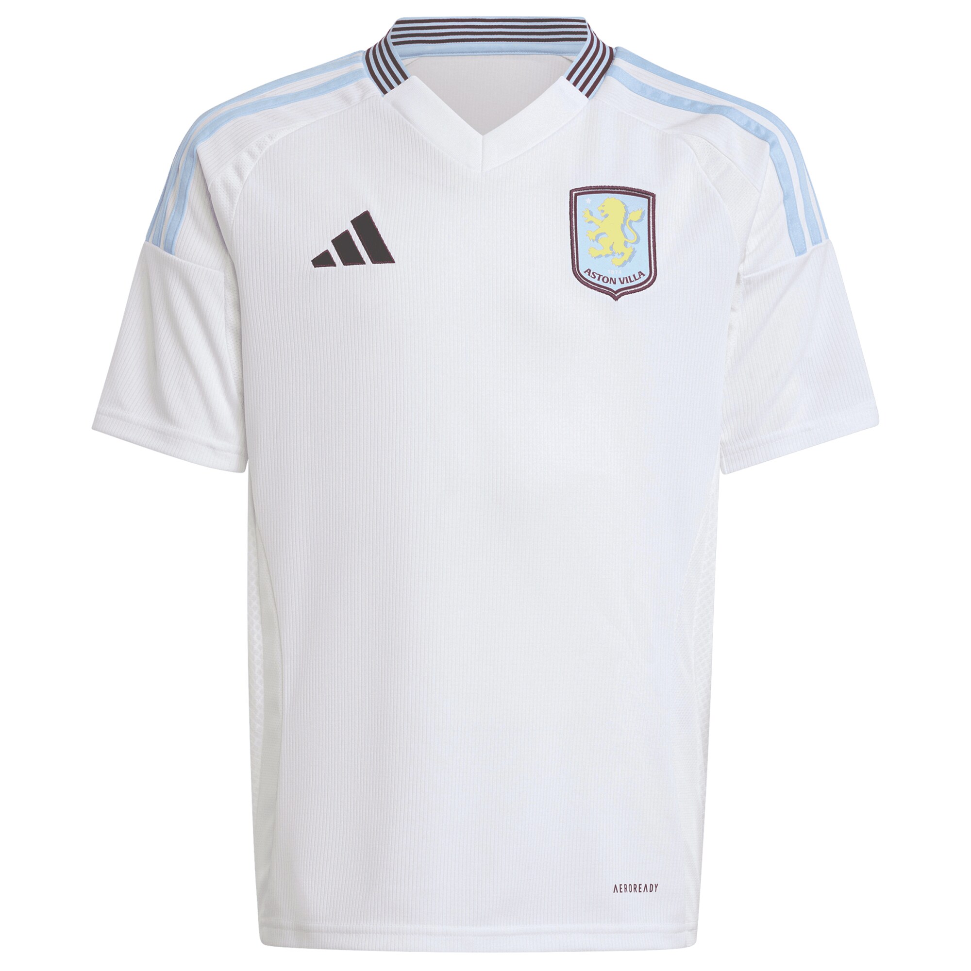 Aston Villa Jerseys - Official aston villa adidas away shirt 2024-25 – kids with malen 17 printing Collection for AVFC Fans