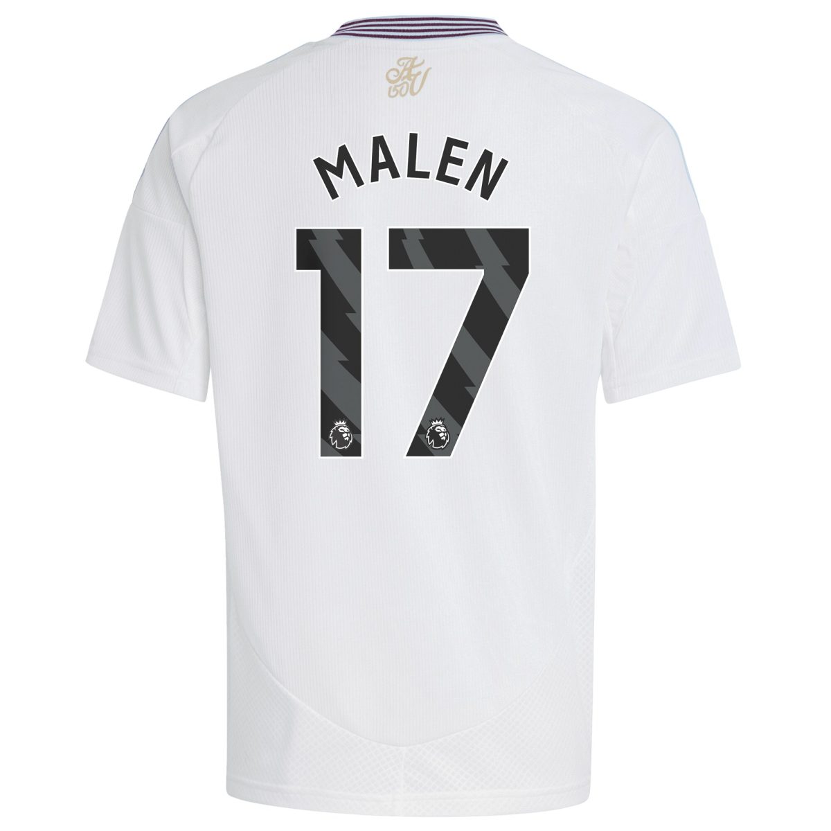 Aston Villa Jerseys - Official aston villa adidas away shirt 2024-25 – kids with malen 17 printing Collection for AVFC Fans