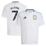 Aston Villa Jerseys - Official aston villa adidas away shirt 2024-25 – kids with mcginn 7 printing Collection for AVFC Fans