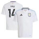 Aston Villa Jerseys - Official aston villa adidas away shirt 2024-25 – kids with pau 14 printing Collection for AVFC Fans