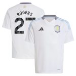 Aston Villa Jerseys - Official aston villa adidas away shirt 2024-25 – kids with rogers 27 printing Collection for AVFC Fans