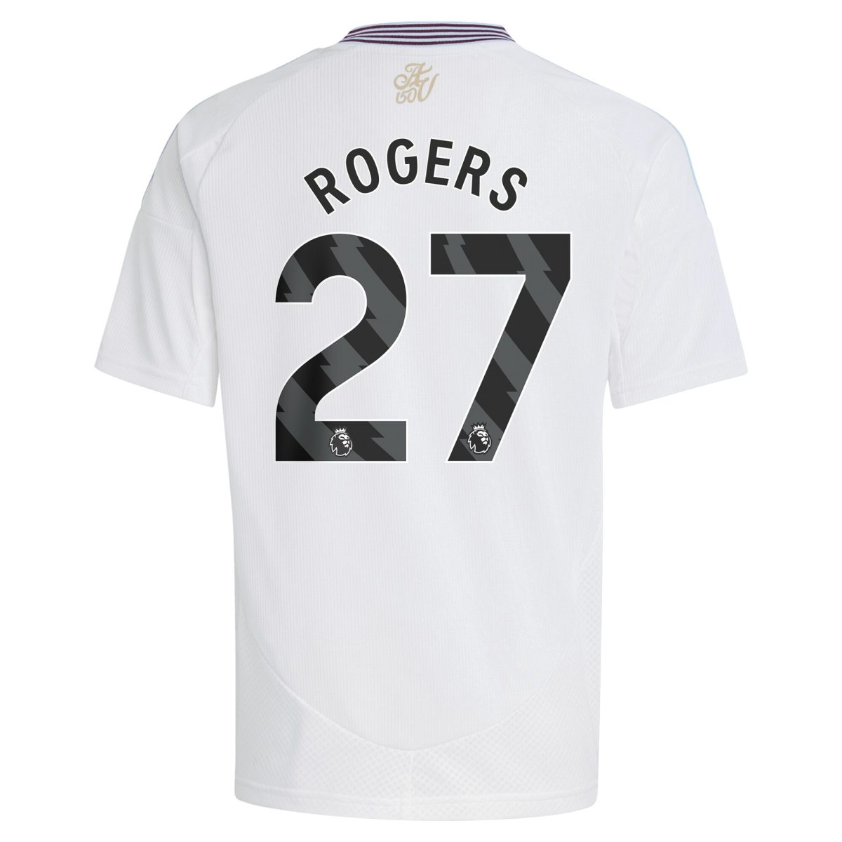 Aston Villa Jerseys - Official aston villa adidas away shirt 2024-25 – kids with rogers 27 printing Collection for AVFC Fans