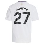 Aston Villa Jerseys - Official aston villa adidas away shirt 2024-25 – kids with rogers 27 printing Collection for AVFC Fans