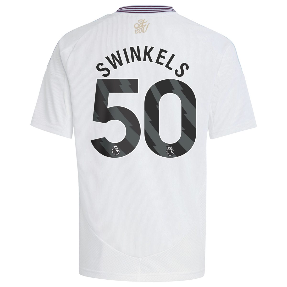 Aston Villa Jerseys - Official aston villa adidas away shirt 2024-25 – kids with swinkels 50 printing Collection for AVFC Fans