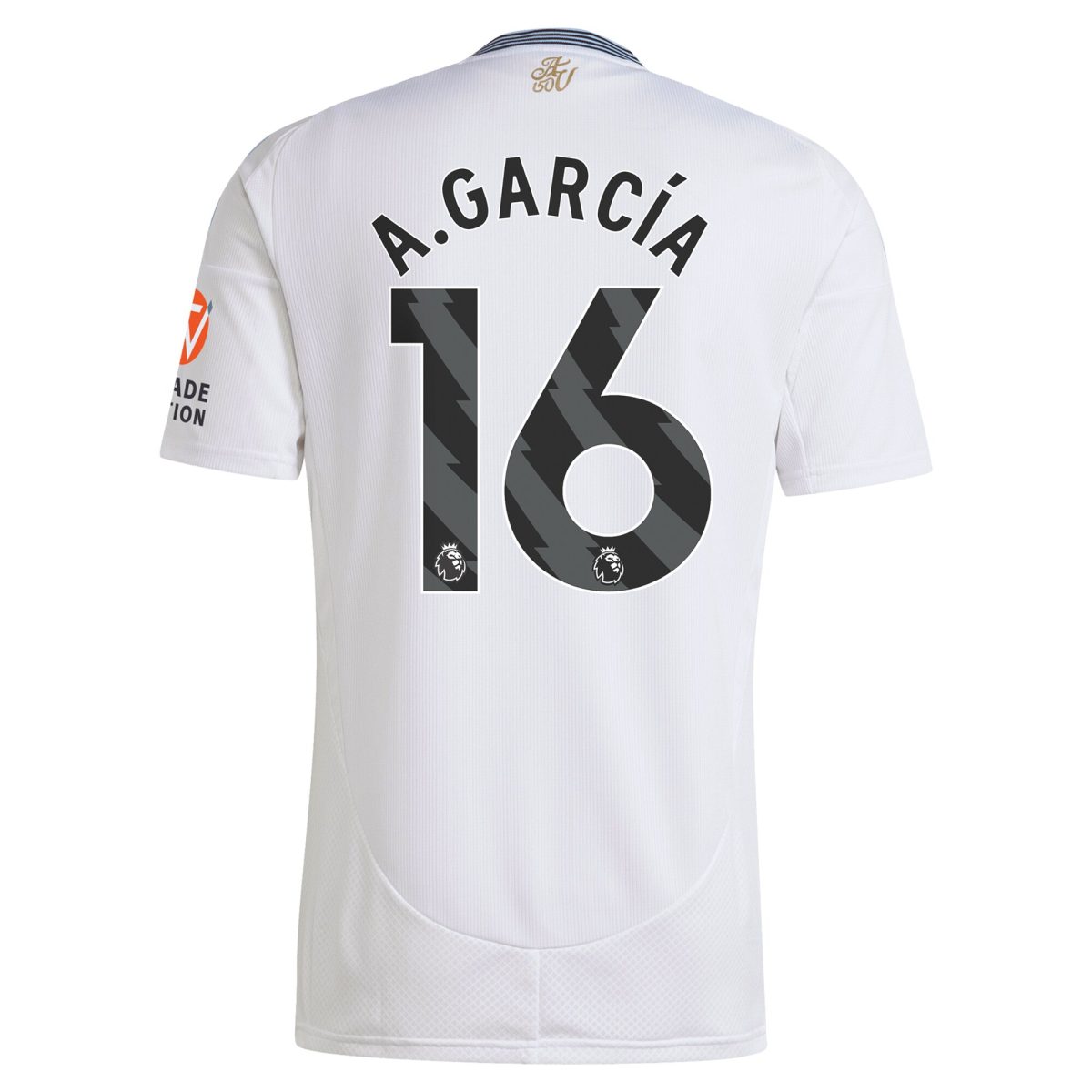 Aston Villa Jerseys - Official aston villa adidas away shirt 2024-25 with a.garcía 16 printing Collection for AVFC Fans