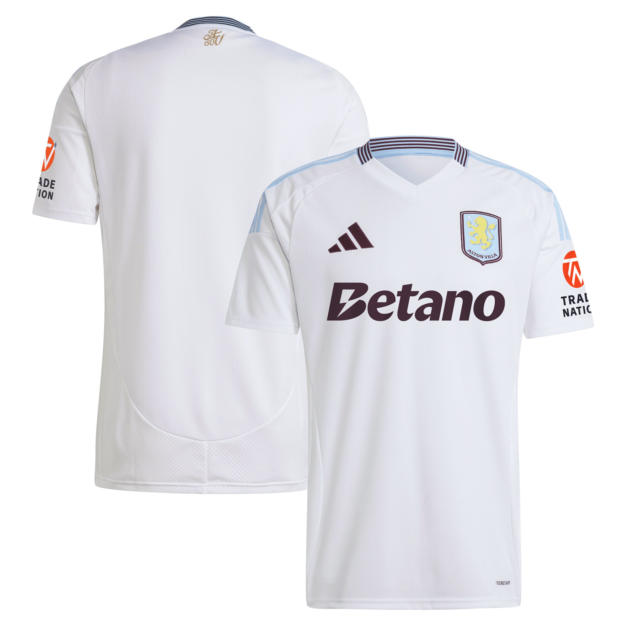 Aston Villa Jerseys - Official aston villa adidas away shirt 2024-25 with custom printing Collection for AVFC Fans