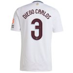 Aston Villa Jerseys - Official aston villa adidas away shirt 2024-25 with diego carlos 3 cup printing Collection for AVFC Fans