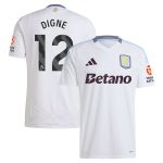 Aston Villa Jerseys - Official aston villa adidas away shirt 2024-25 with digne 12 printing Collection for AVFC Fans