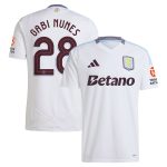 Aston Villa Jerseys - Official aston villa adidas away shirt 2024-25 with gabi nunes 28 cup printing Collection for AVFC Fans