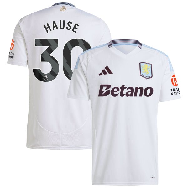 Aston Villa Jerseys - Official aston villa adidas away shirt 2024-25 with hause 30 printing Collection for AVFC Fans