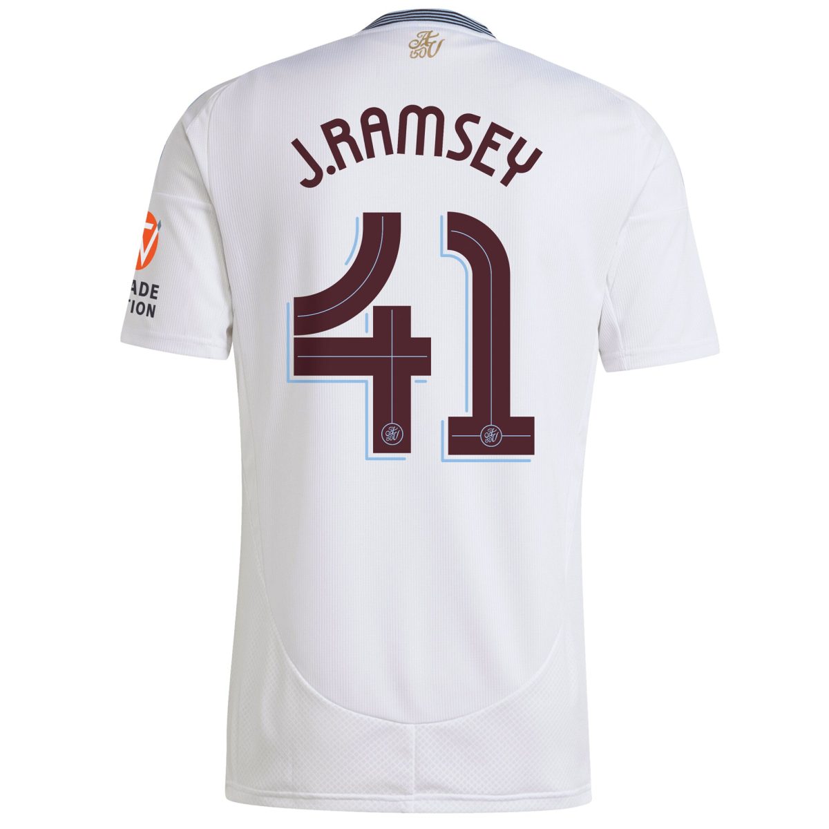 Aston Villa Jerseys - Official aston villa adidas away shirt 2024-25 with j. ramsey 41 cup printing Collection for AVFC Fans