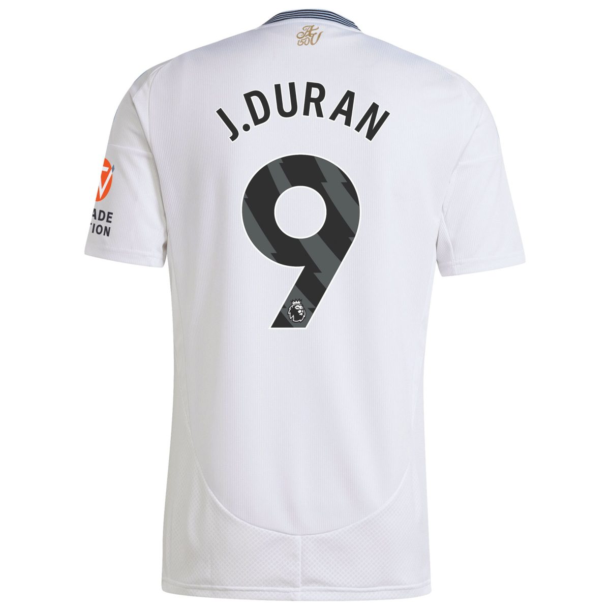 Aston Villa Jerseys - Official aston villa adidas away shirt 2024-25 with j.duran 9 printing Collection for AVFC Fans