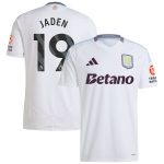 Aston Villa Jerseys - Official aston villa adidas away shirt 2024-25 with jaden 19 printing Collection for AVFC Fans