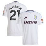 Aston Villa Jerseys - Official aston villa adidas away shirt 2024-25 with m.asensio 21 printing Collection for AVFC Fans