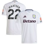 Aston Villa Jerseys - Official aston villa adidas away shirt 2024-25 with maatsen 22 printing Collection for AVFC Fans