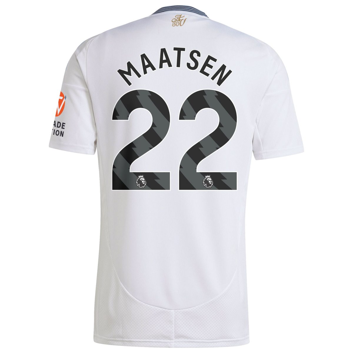 Aston Villa Jerseys - Official aston villa adidas away shirt 2024-25 with maatsen 22 printing Collection for AVFC Fans